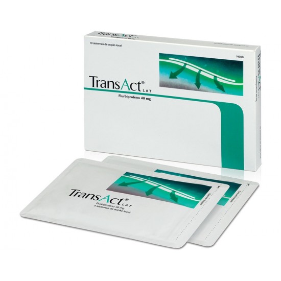 TRANSACT LAT EMPLASTRO 40 MG X 10