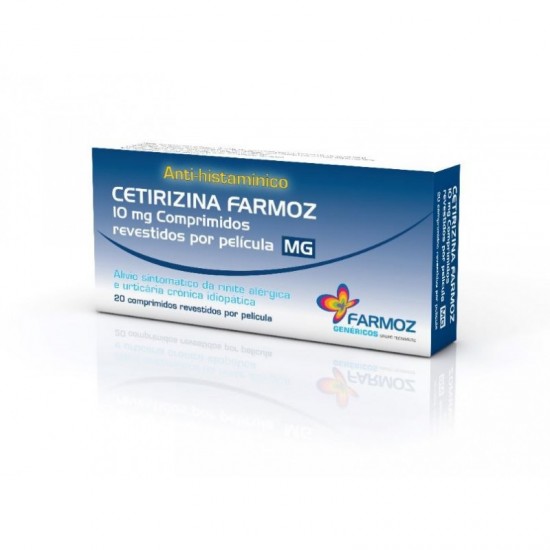 Cetirizina Farmoz 10 Mg Comprimidos Revestidos Por Película