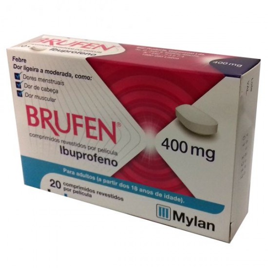 BRUFEN 400 MG 20 COMP. REVEST. POR PEL.