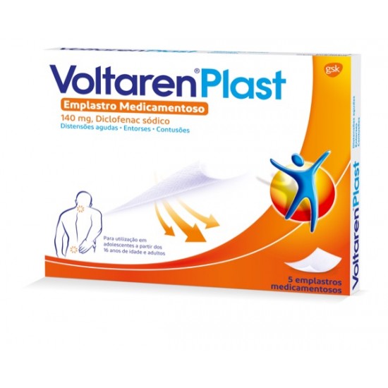 Voltaren Plast 140 Mg 5 Emplastro Medicamentoso