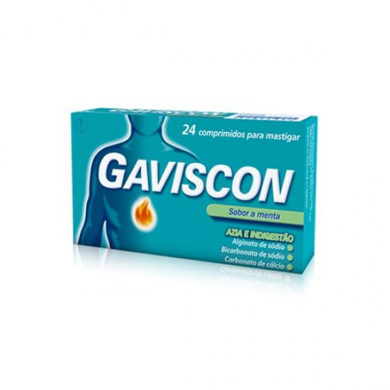 Gaviscon Alginato De Sódio 250 Mg + Bicarbonato De Sódio 133