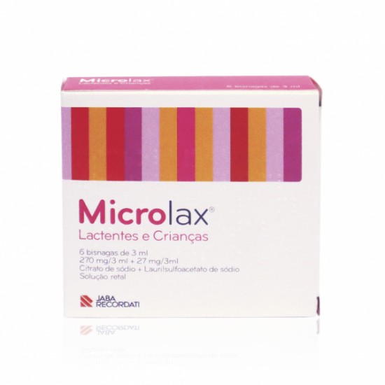 MICROLAX 270 MG/3 ML + 27 MG/3 ML 6 SOL. RECTAL