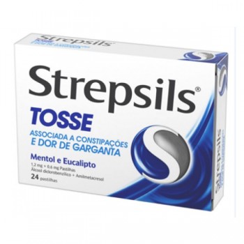 Strepsils Tosse 1.2 Mg + 0.6 Mg 24 Pastilha
