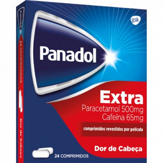 Panadol Extra 500 Mg + 65 Mg 24 Comp. Revest. Por Pel.