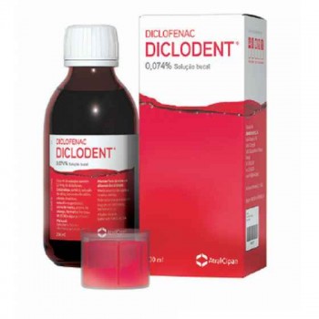 Diclodent 0.074% Solução Bucal 0.74 Mg/ml Sol. Bucal