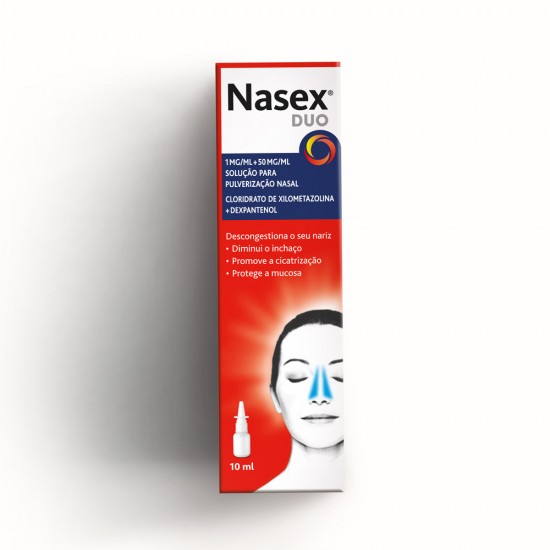 NASEX DUO 1 MG/ML + 50 MG/ML SOL  PULVERIZAÇÃO NASAL FRASCO - 1  - 10 ML