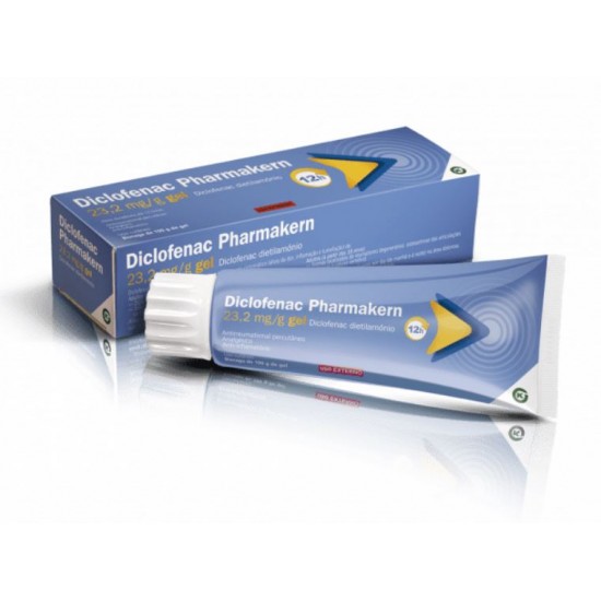 DICLOFENAC PHARMAKERN 23.2 MG/G GEL BISNAGA - 1  - 100 G