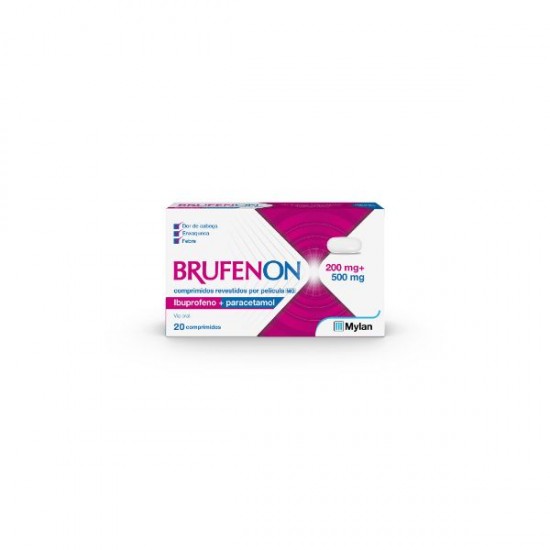 BRUFENON 200 MG + 500 MG COMP REV    - 20