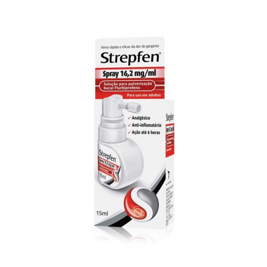 STREPFEN SPRAY MEL E LIMÃO 16.2 MG/ML SOL  PULVERIZAÇÃO BUCAL FRASCO - 1  - 15 ML