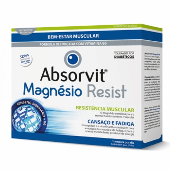 ABSORVIT MAGNESIO RESIST 10 AMPOLAS