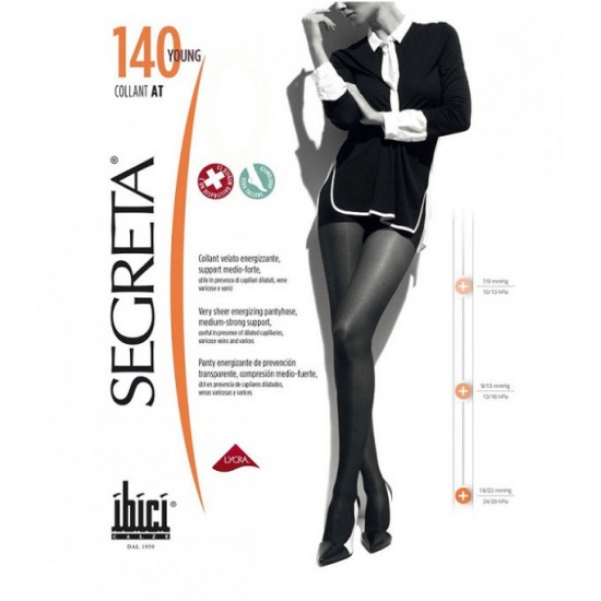 IBICI Segreta Young Collant AT 140 Preto T4