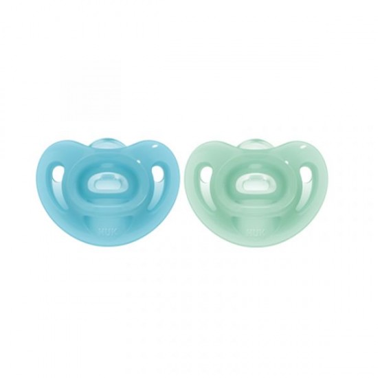 Nuk Chupeta Sensitive Chup Silic 0-6m 2