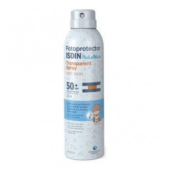 Fotoprotector Isdin Pediatrics Spray Transparente Wet Skin SPF50 250ml