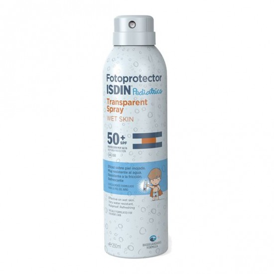 Fotoprotector Isdin Pediatrics Spray Transparente Wet Skin SPF50 250ml