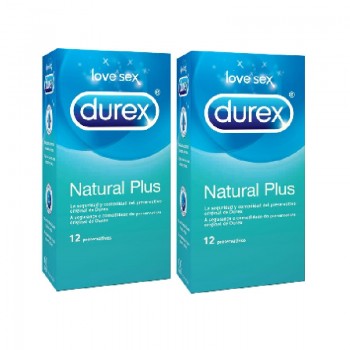 Durex Natural Plu Duo Preservativo X12