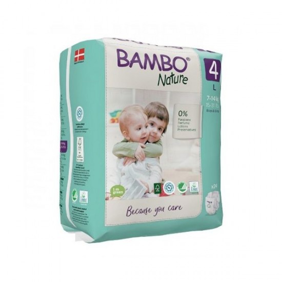 BAMBO NATURE FRALD 4-L 7-14KG X24