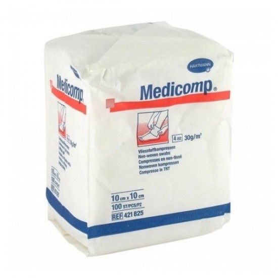 Medicomp Cpssa 10x10 Cm X 100 compressa