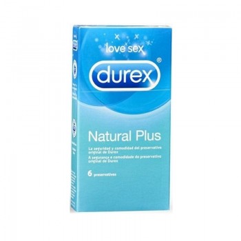 Durex Natural Plu Preservativo X 6