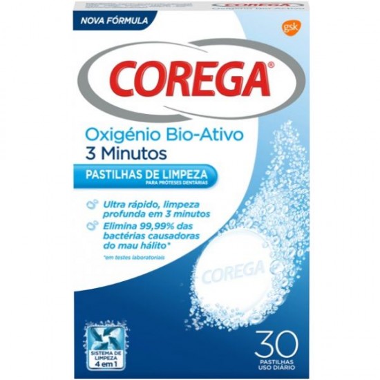 COREGA 3 MINUTOS PST PROTESE X 30