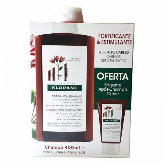 KLORANE CAPILAR CH QUININA BIO400+50% 2U