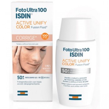 Fotoultra100isdin Active Unify Col Fl 50ml