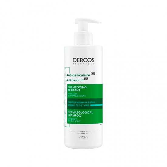Dercos Anticaspa DS Champô Caspa Oleosa 390ml
