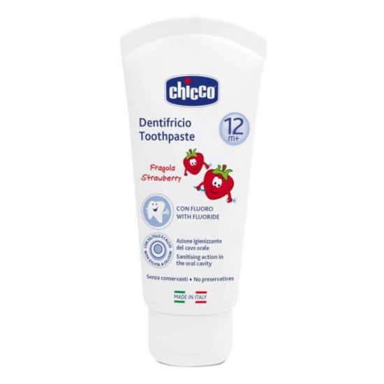 Chicco Higiene Oral Pasta Dent Maçã/Banana C/ Flúor 12m+ 50ml