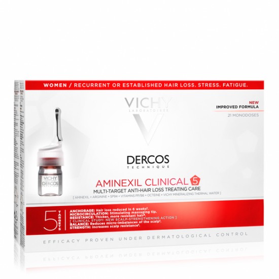 Dercos Aminexil Clinical Mulh Ampx21