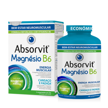 ABSORVIT MAGNÉSIO + B6 COMP 180