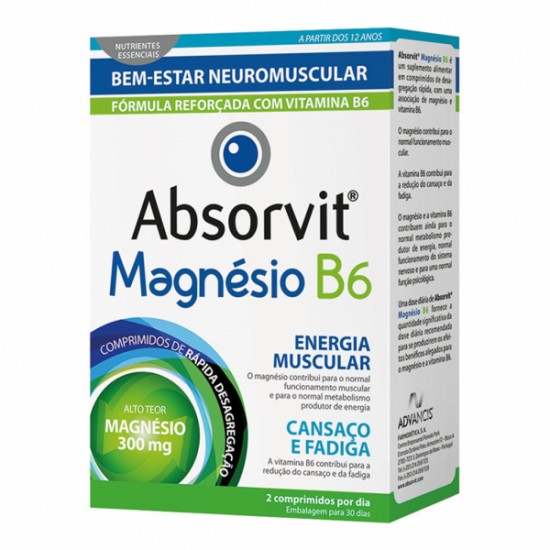 Absorvit Magne+B6 Comp X 60