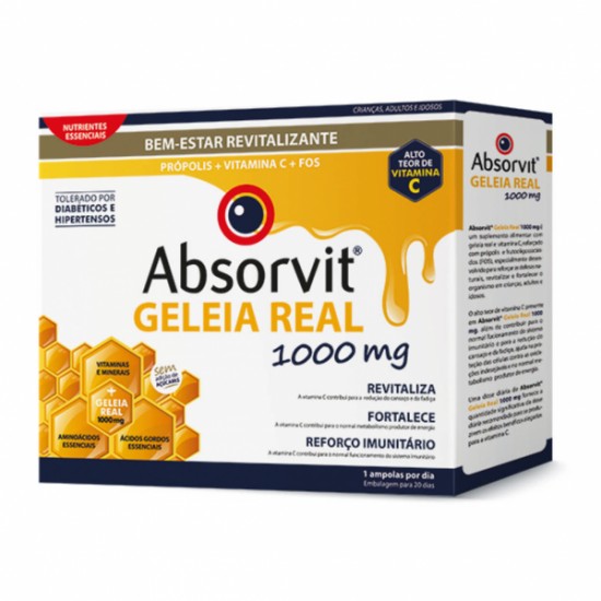 Absorvit Geleia Real Amp 10 Ml X 20