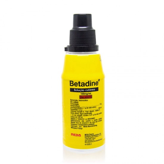 BETADINE DERMICO SOL TOP 10% 125 ML