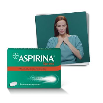 ASPIRINA XPRESS 1000 MG COMP REV FITA TERMOSSOLDADA - 12