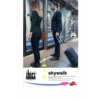 IBICI SKYWALK LIGHT MEIA HOMEM 70 ALGODÃO PRETO XL