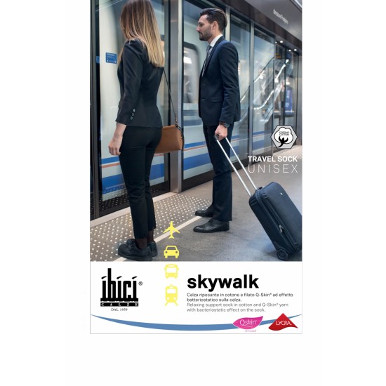 IBICI SKYWALK LIGHT MEIA HOMEM 70 ALGODÃO PRETO XL