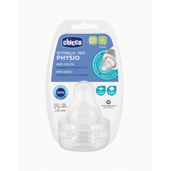 Chicco Tetina Perfect 5 Tet Silic Fluxo Lento 0m+ 2