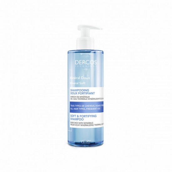 DERCOS TEC FREQUE SH MINERAL SUAVE 400 ML