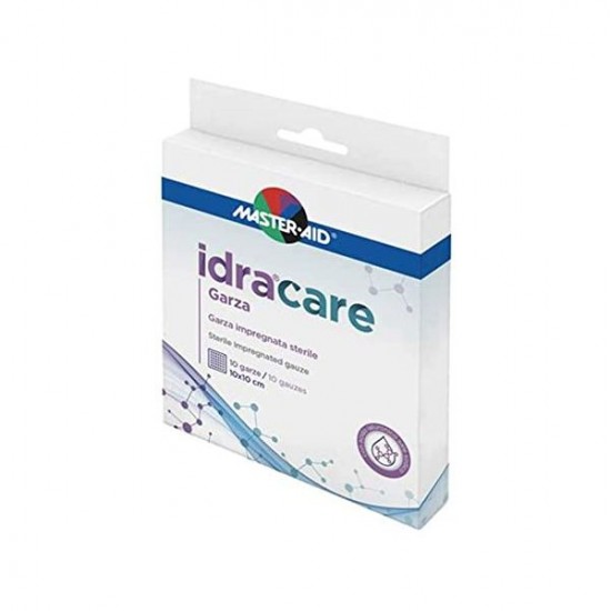 MASTERAID IDRACAR GAZE QUEIMAD 10X10CM X10