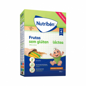 NUTRIBEN FARINHAS FRUTAS S/GLUT LACTEA 250G