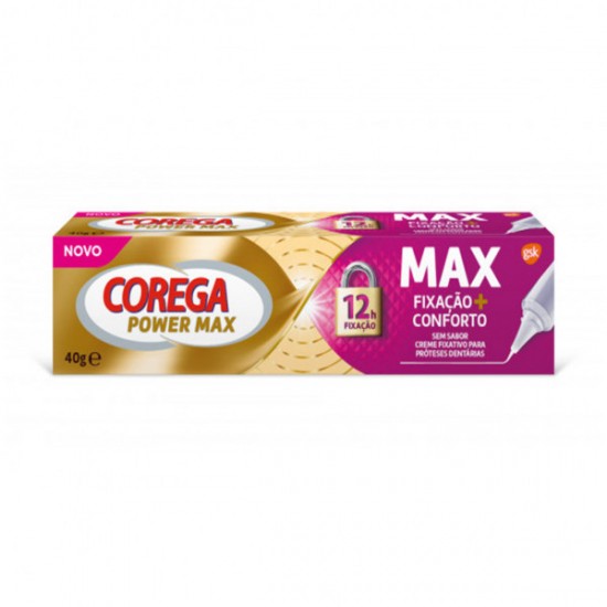 COREGA MAX FIXAÇÃO + CONFORTO 40 GR
