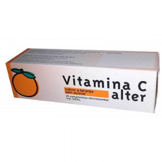 Vitamina C Alter Comp eferv 1000mg Laranja 20