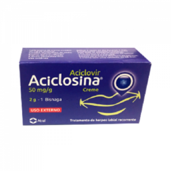 ACICLOSINA CR 50 MG 2 G